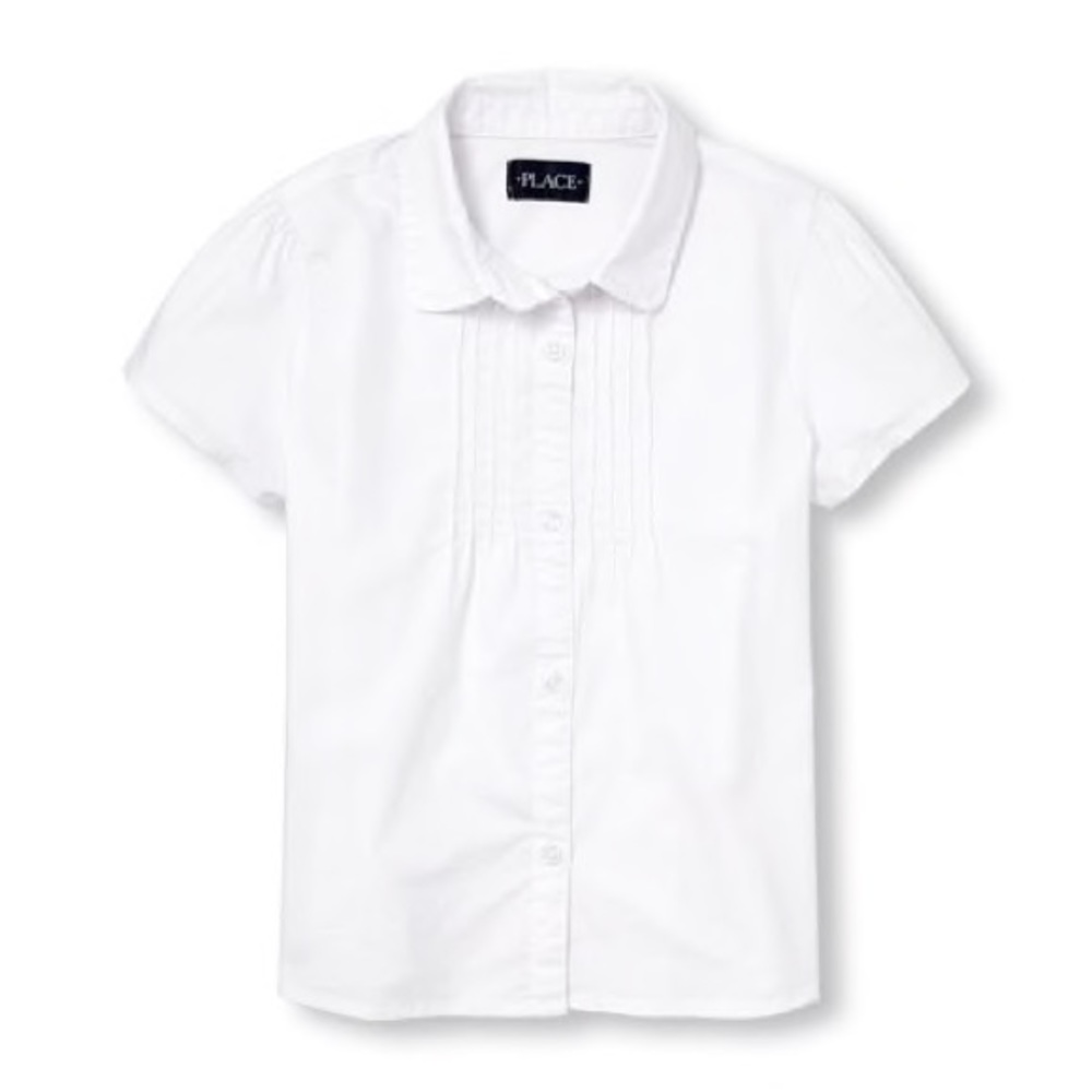 🌸 Girl’s White Uniform Shirt 🌸